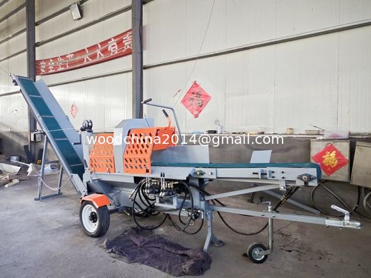 Máy cắt gỗ nông nghiệp với động cơ xăng 15HP và động cơ cưa 4800rpm