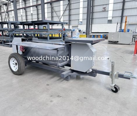 Thiết bị tháo dỡ pallet gỗ di động Máy cắt và tái chế khay gỗ