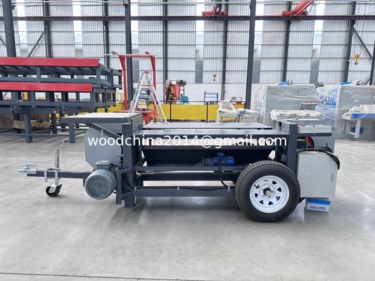 Thiết bị tháo dỡ pallet gỗ di động Máy cắt và tái chế khay gỗ