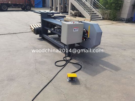 Thiết bị tháo dỡ pallet gỗ di động Máy cắt và tái chế khay gỗ