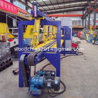 Inverter Feeding Auto Double Head Band Sawmills Twin Vertical Bandsaw cho gỗ