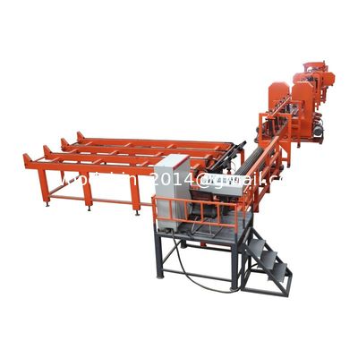 Đường dây cắt cưa gỗ được cưa hoàn toàn tự động Đường dây cắt cưa gỗ dọc Đường dây sản xuất cưa gỗ Máy cắt gỗ