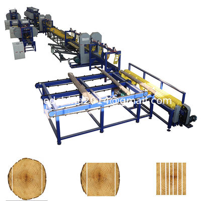 Tự động dọc Twin Blade Saw Bandsaw Mill Machine cho máy móc chế biến gỗ máy cưa