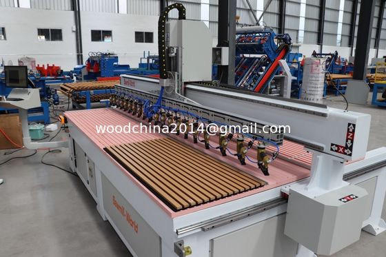 MDF Wall Panel Ceiling Sound Proof Tùy chỉnh 2400-3000mm Acoustic Panel Nailing Machine