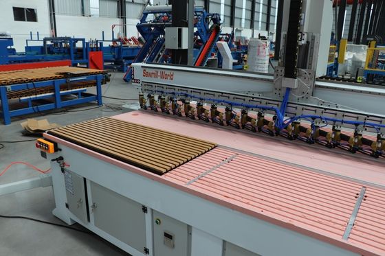 100pcs mỗi giờ Capacity Acoustic Panel Nailing Machine Máy cách nhiệt âm thanh Panel Making Machine