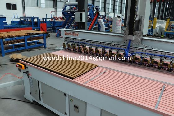MDF Wall Panel Ceiling Sound Proof Tùy chỉnh 2400-3000mm Acoustic Panel Nailing Machine
