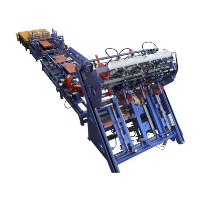 EPAL Máy đóng đinh pallet tự động Đường dây sản xuất đóng đinh pallet gỗ khối châu Âu