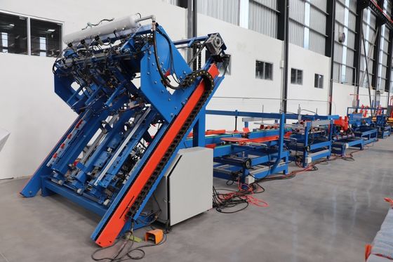 EPAL Máy đóng đinh pallet tự động Đường dây sản xuất đóng đinh pallet gỗ khối châu Âu