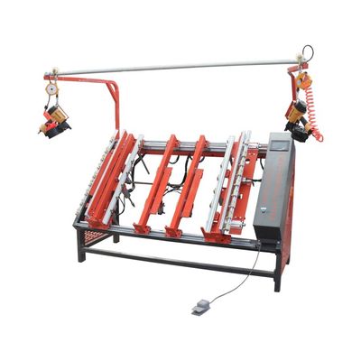 Máy chế tạo pallet gỗ Stringer Pallet Pneumatico PT-1700 Bàn đinh khí nén phổ quát