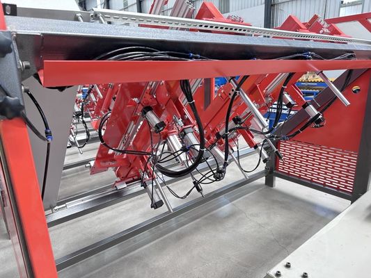 Máy chế tạo pallet gỗ Stringer Pallet Pneumatico PT-1700 Bàn đinh khí nén phổ quát