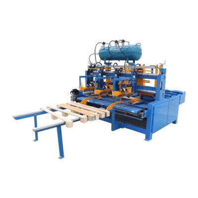 Máy sản xuất pallet gỗ hạng nặng có cấu trúc mạnh mẽ và công nghệ cắt chính xác để sản xuất pallet