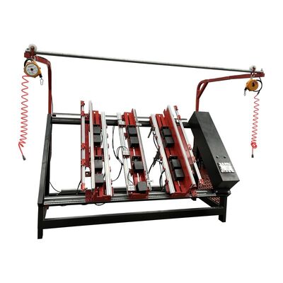 Máy đóng đinh pallet gỗ PT-1600 với chiều rộng 700-1600 mm, chiều sâu 700-1300 mm và công suất 240-320 pallet/8 giờ