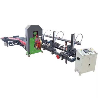 Máy cắt cưa gỗ theo dải dọc MJ3210 Log Sawmill với xe tự động 1060mm Wheel 30KW Motor