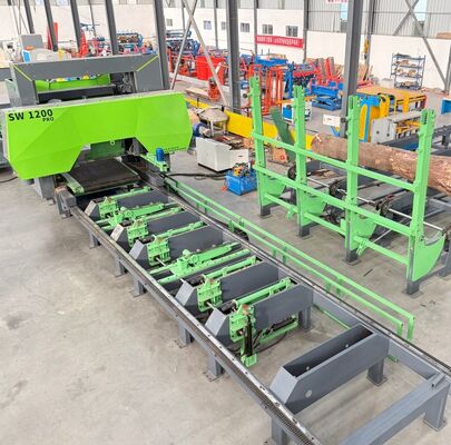 Băng cưa ngang thủy lực SW1000HD Máy cưa gỗ tự động