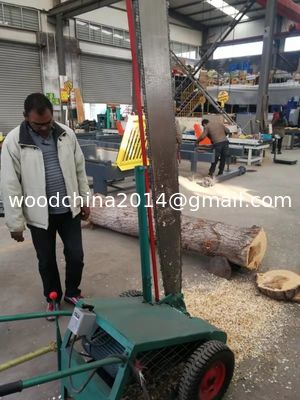 Máy cưa dây chuyền gỗ di động
