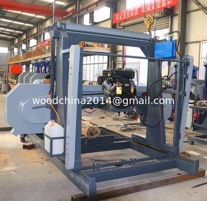 Cây băng ngang Máy cưa dây đai máy diesel Cây cưa di động Để bán