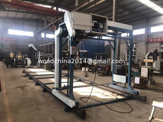 Cây đốm dây chuyền để cắt gỗ Cây đốm dây chuyền ngang di động