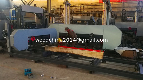 Máy cưa di động với xe kéo Máy cưa gỗ di động, Máy cưa thủy lực, Máy cưa cưa gỗ di động