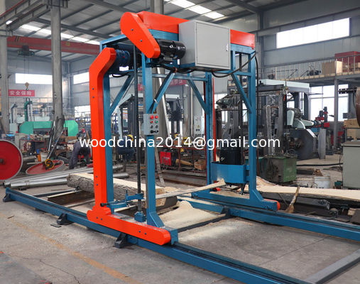 Cây đốm dây chuyền để cắt gỗ Cây đốm dây chuyền ngang di động