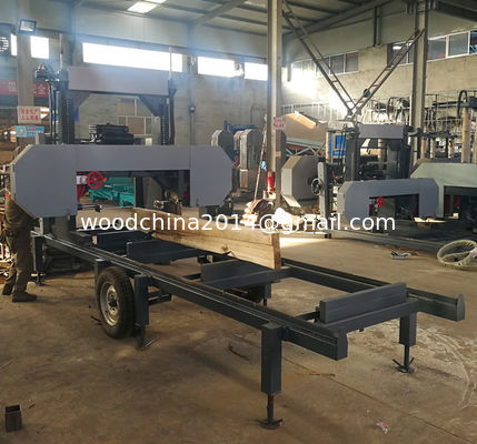 Nhà máy bán!!! Máy cưa cưa gỗ Diesel Band Saw Horizontal Portable Band Saw Saw
