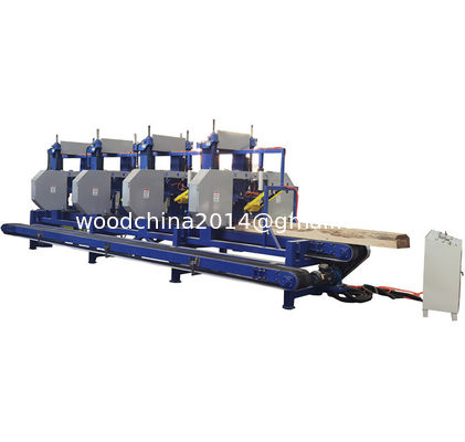 Máy cưa dây thừng ngang máy cắt gỗ Resaw dây thừng nhiều đầu máy cưa